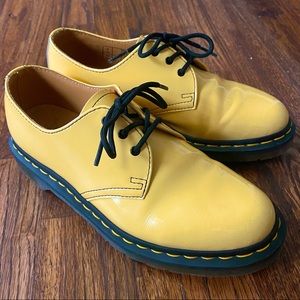 Yellow Dr.Martens Oxfords